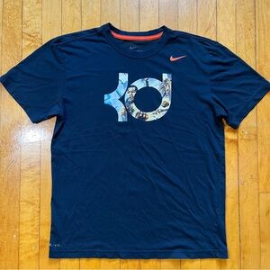 Nike Tee KD Kevin Durant Black Men's Basketball Shirt Dri-Fit Size M Medium